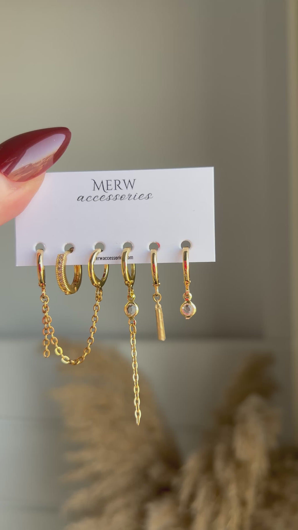 Classic Crystal Piercing Set