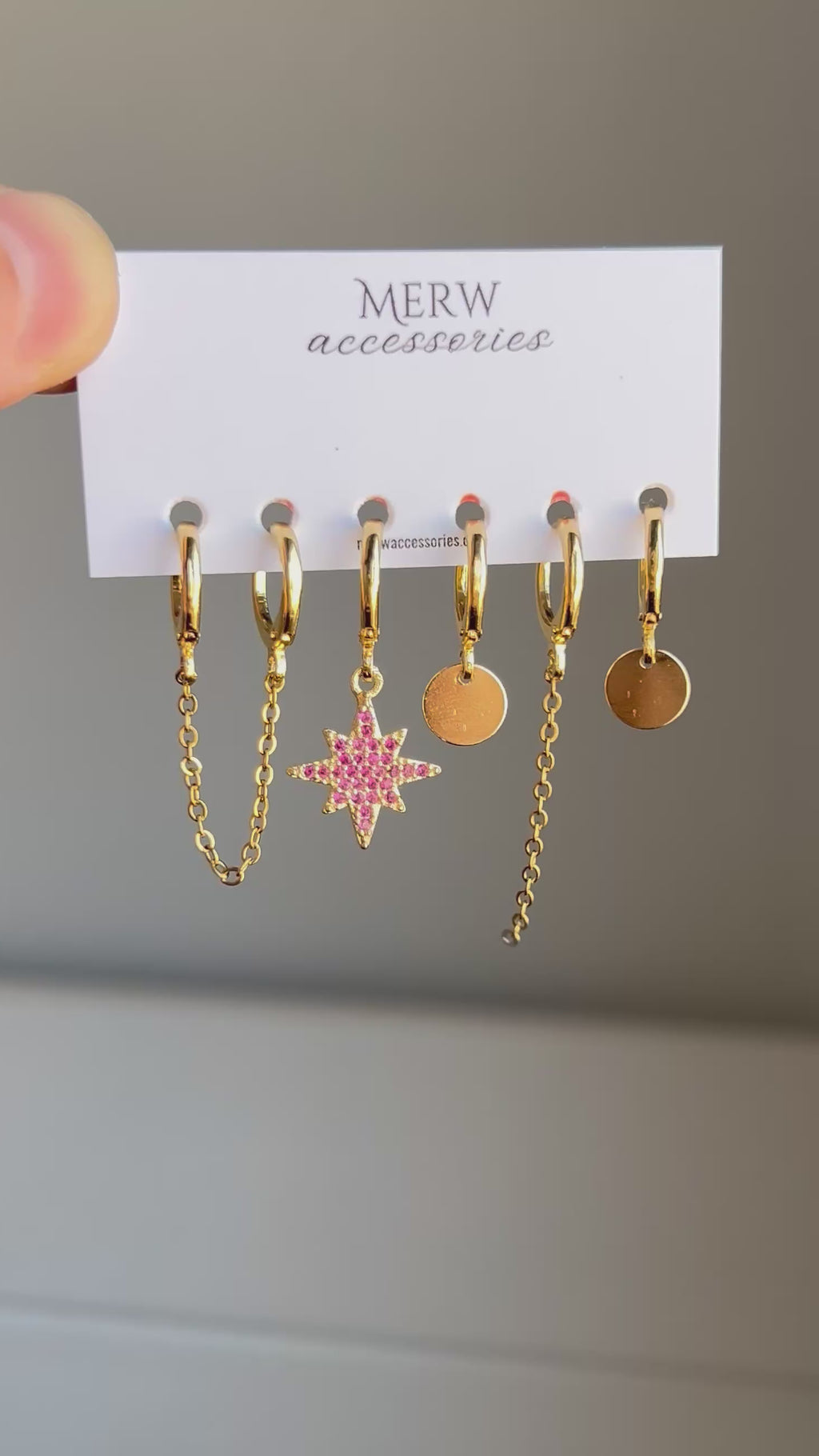 Pink Star Piercing Set