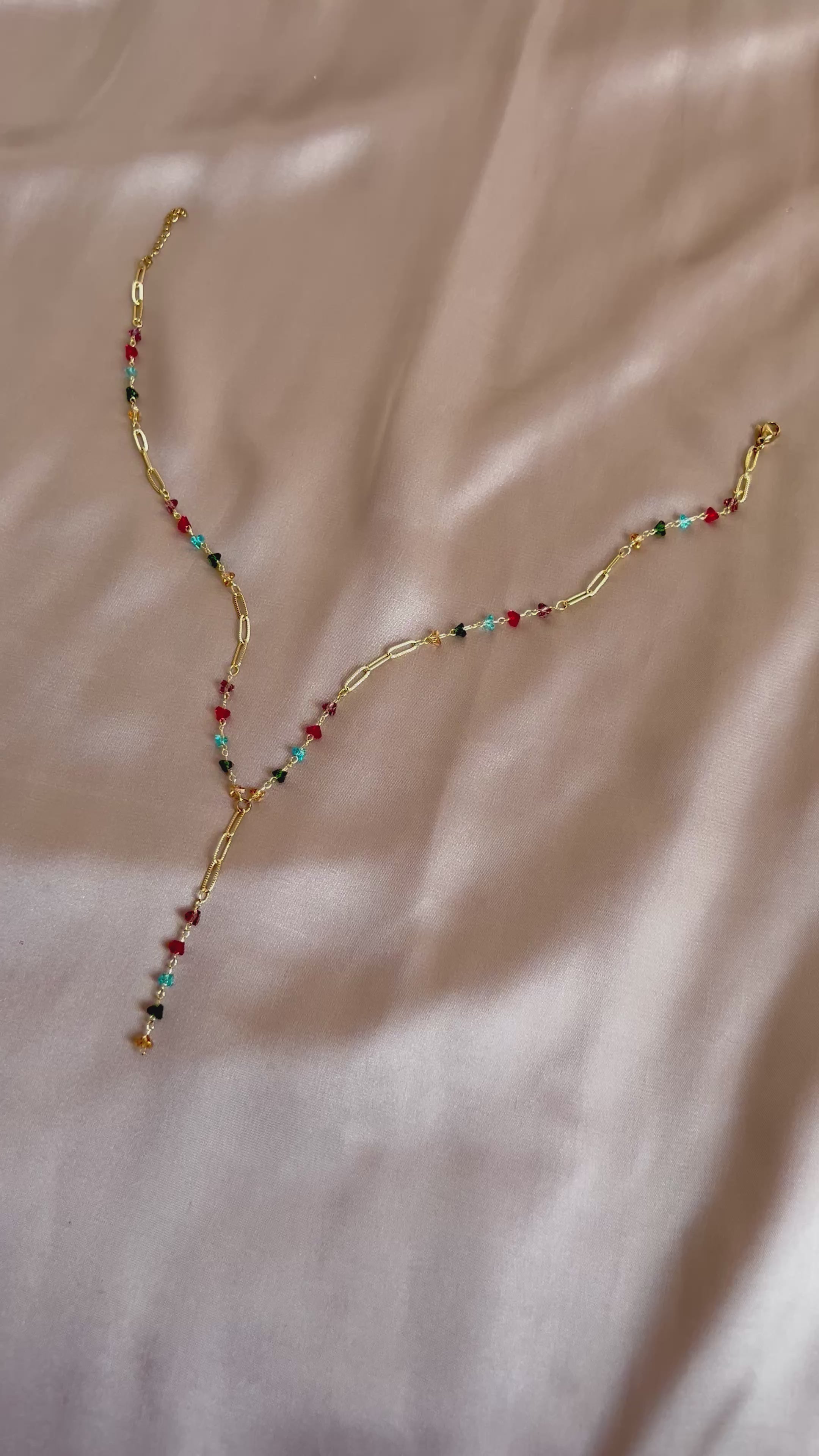 Colorful Drop Necklace