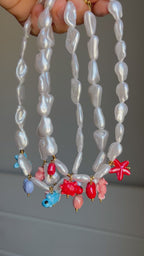 Colorful Pearl Chocker