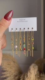 Individual colorful piercing