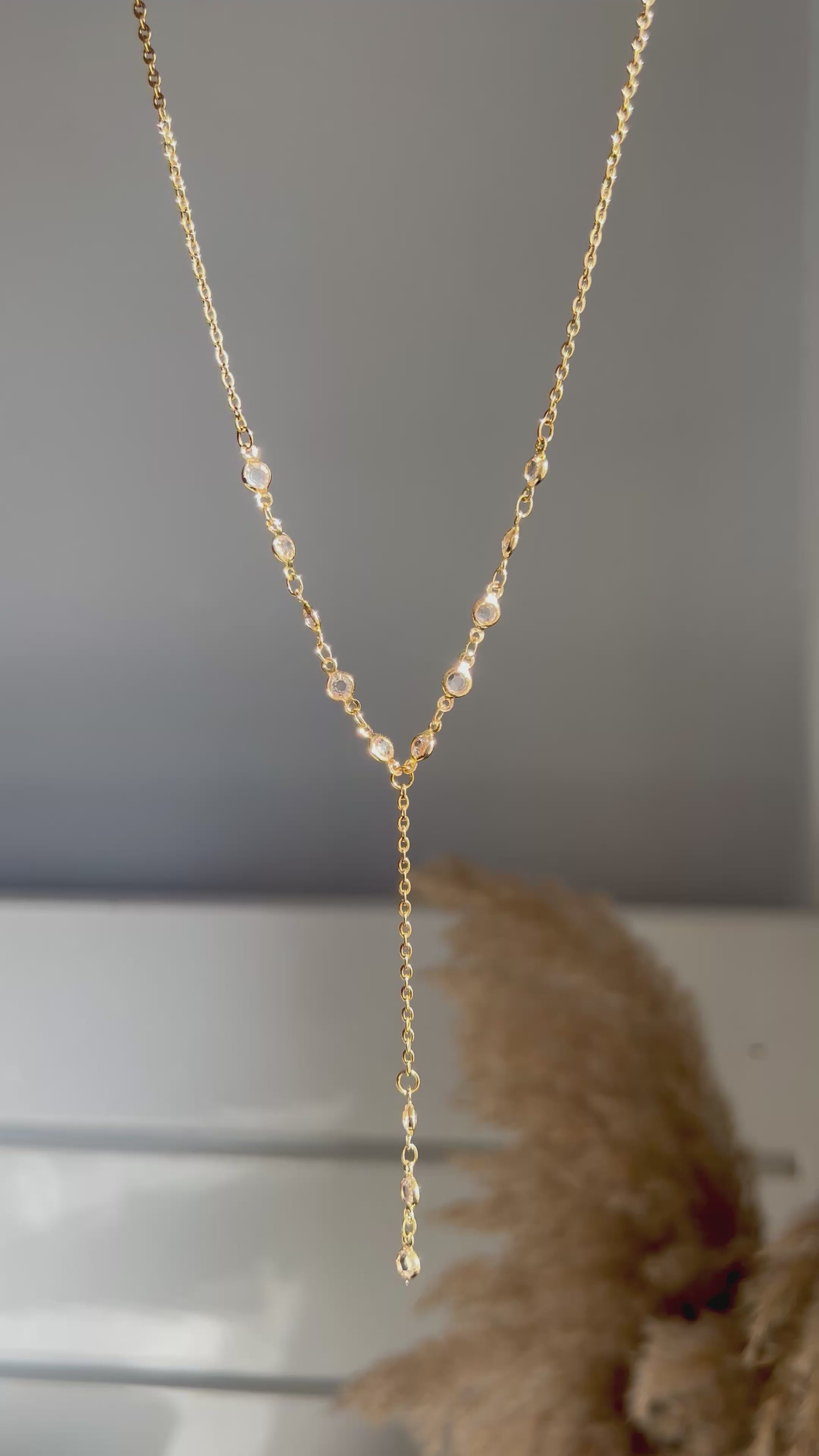 Crystal Drop Necklace