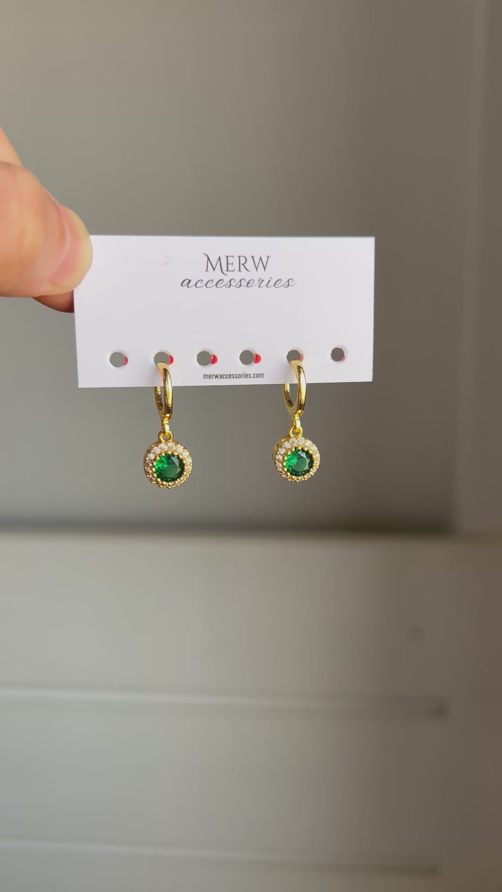 Emerald Earring