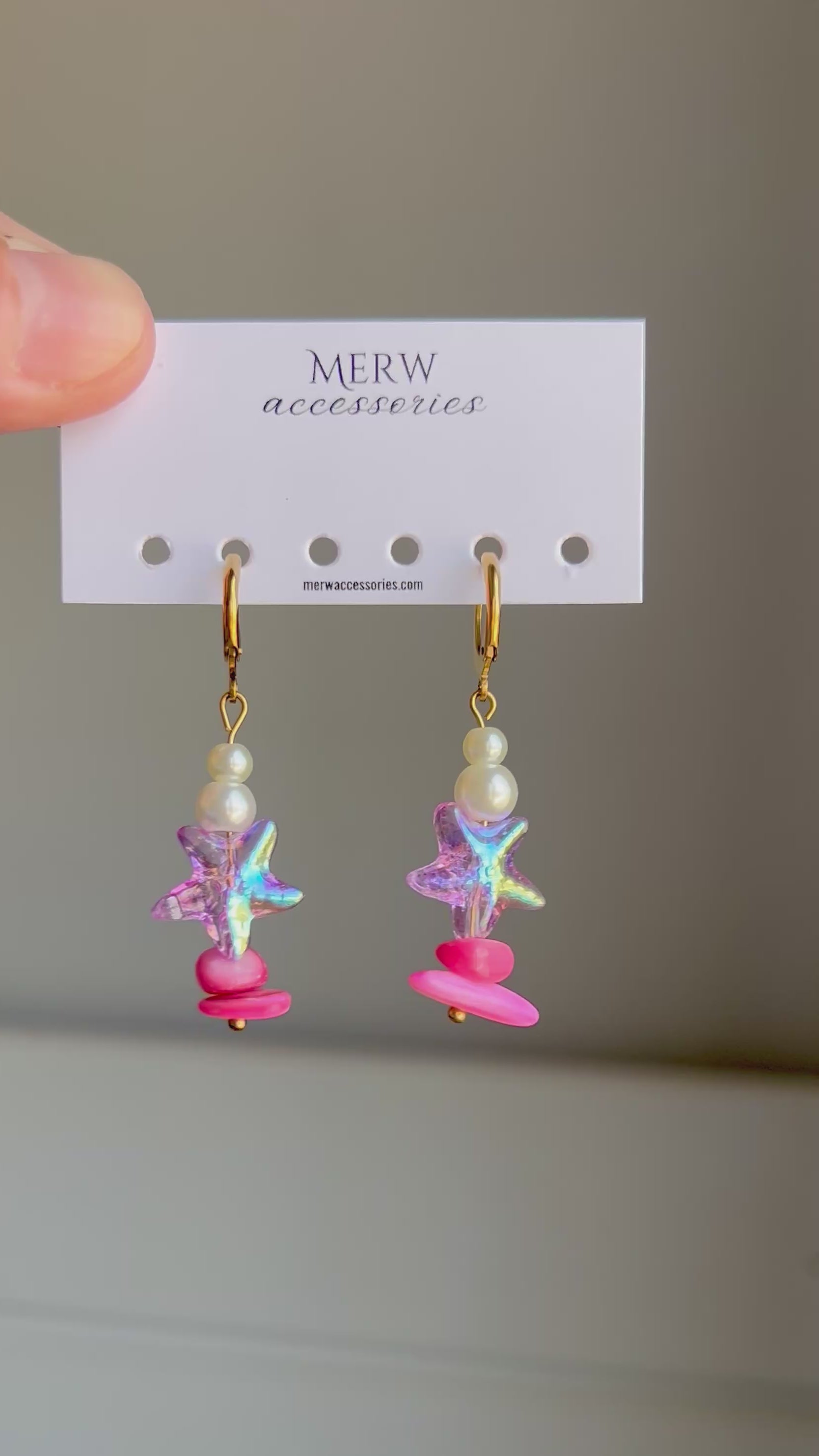 Shiny Star Stainless Earring