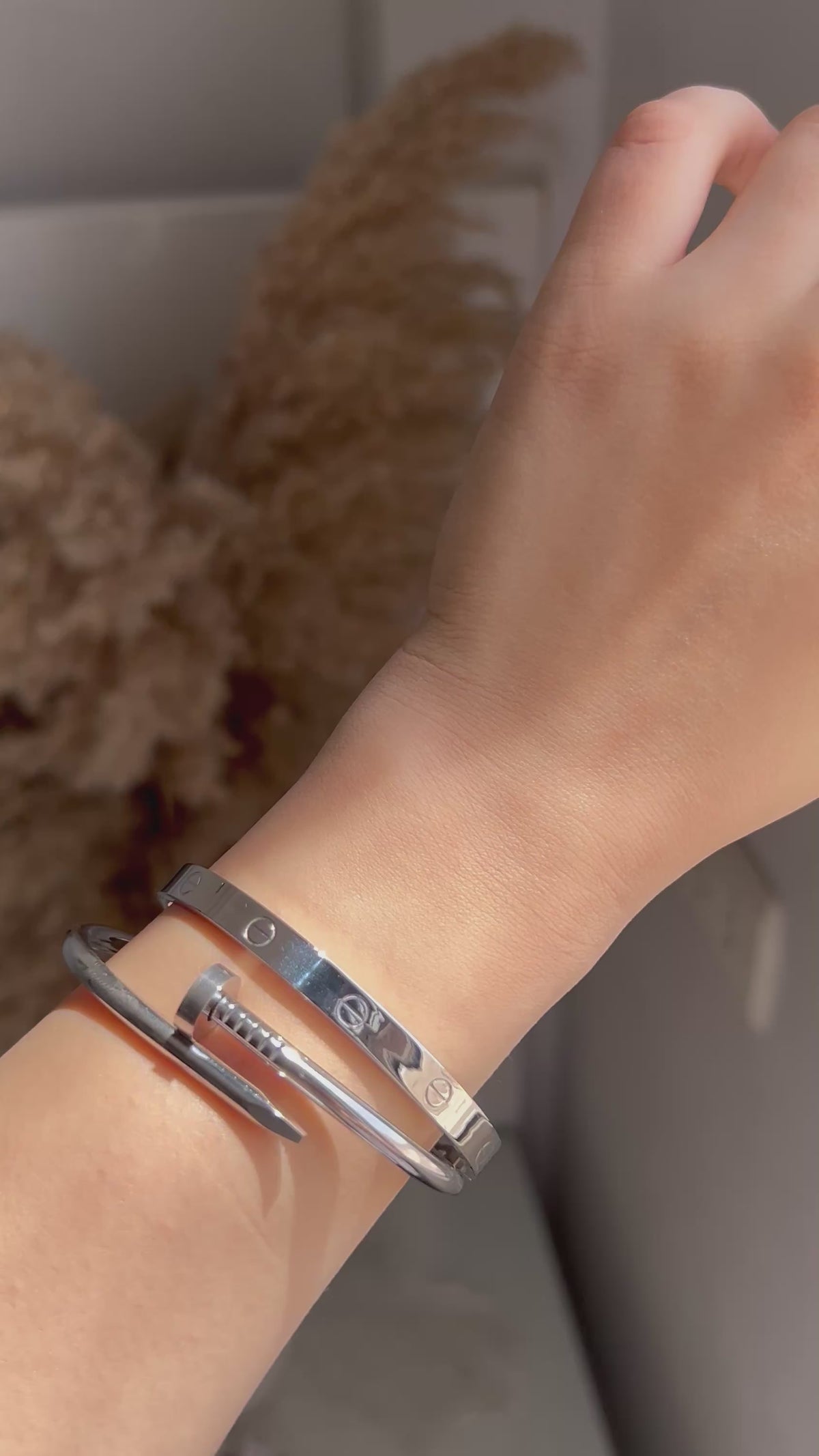 Silver Bangles