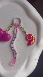 Fuchsia Bag Chain