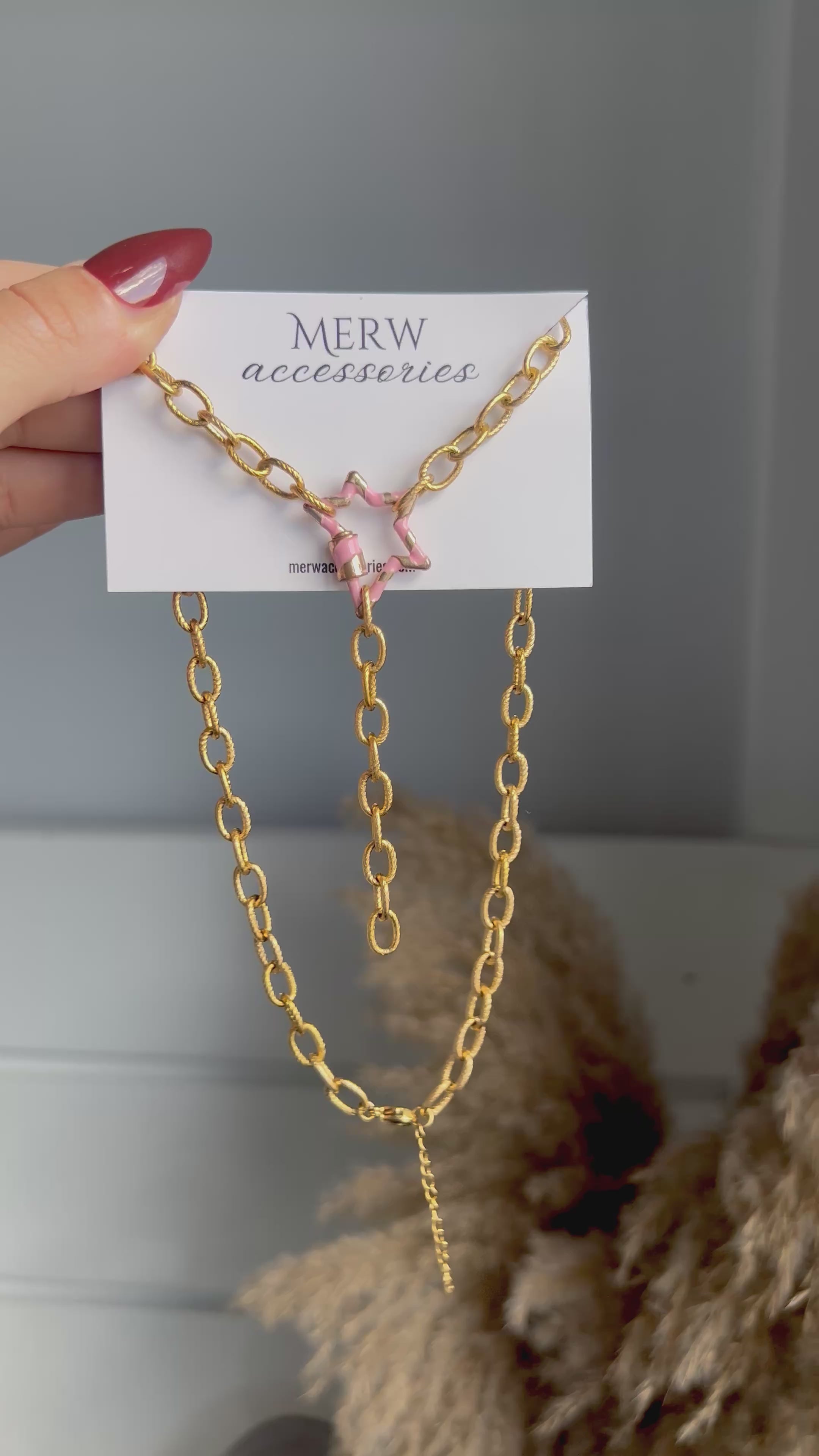 Colorful Star Drop Necklace