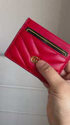 Mirror G Red Cardholder