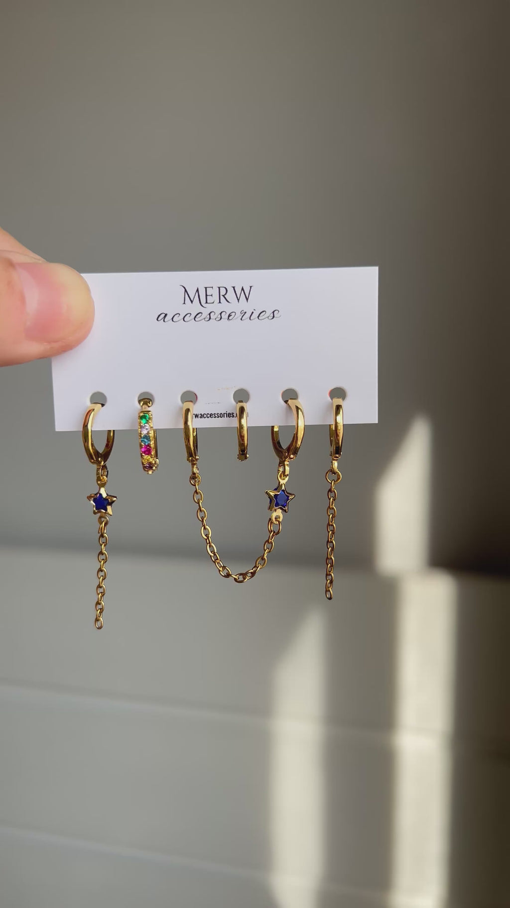 Blue Stars Piercing Set