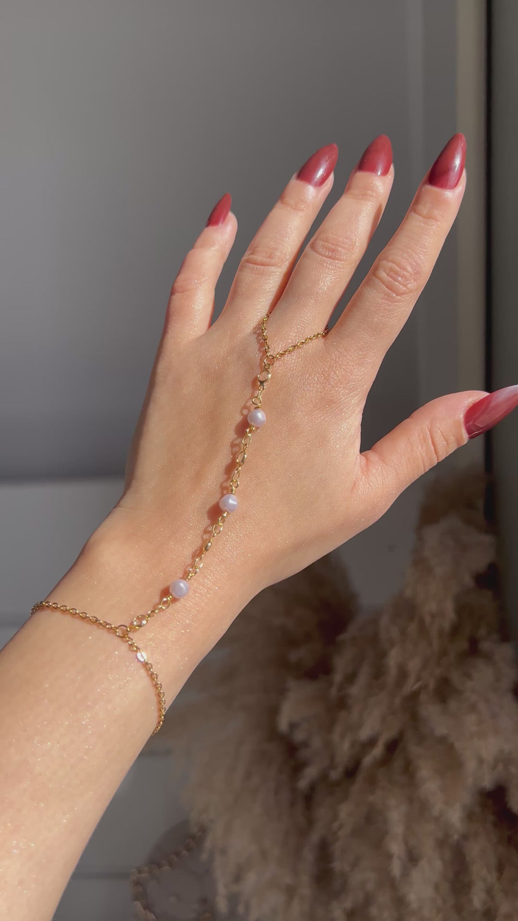 Pearl Hand Chain