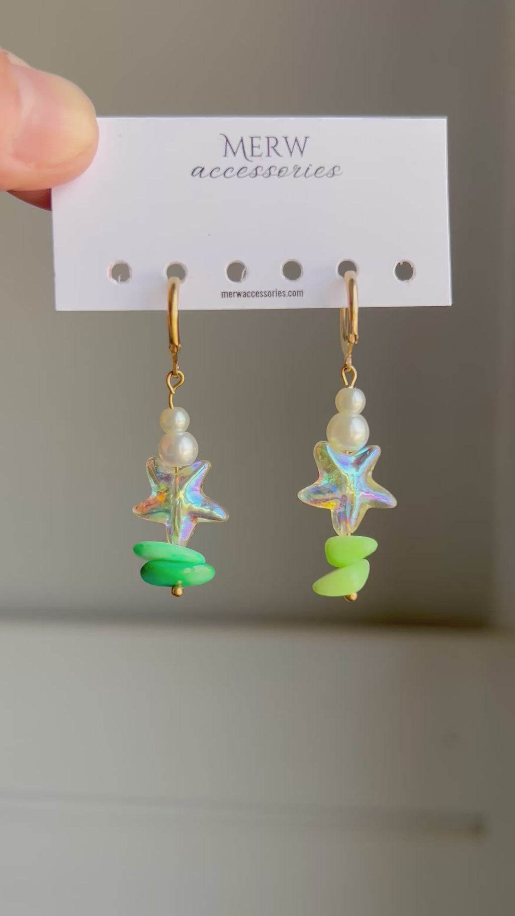 Shiny Star Stainless Earring