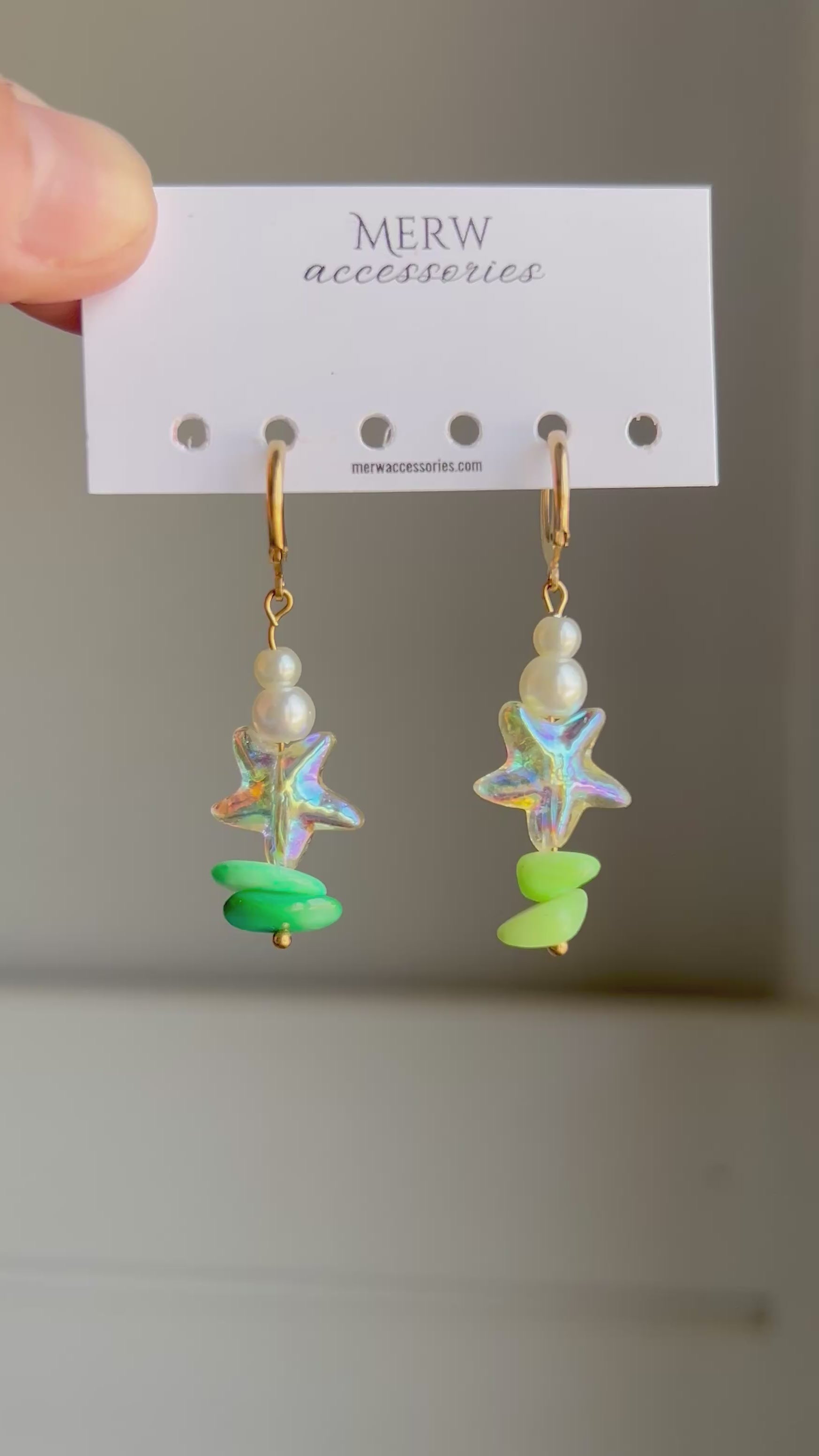 Shiny Star Stainless Earring