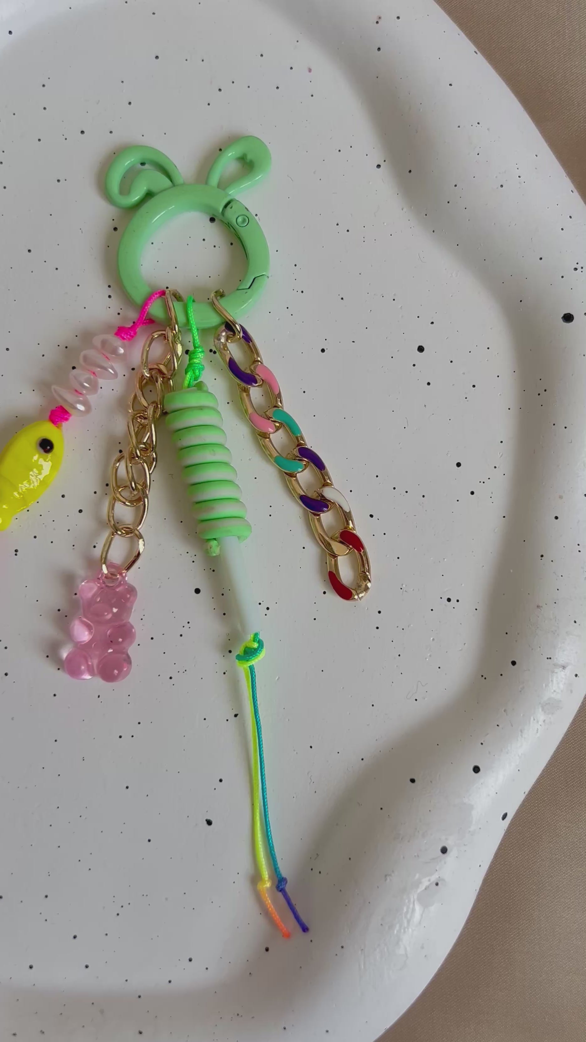 Pistachio Bag Chain