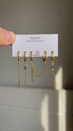 Turquoise Stars Piercing Set