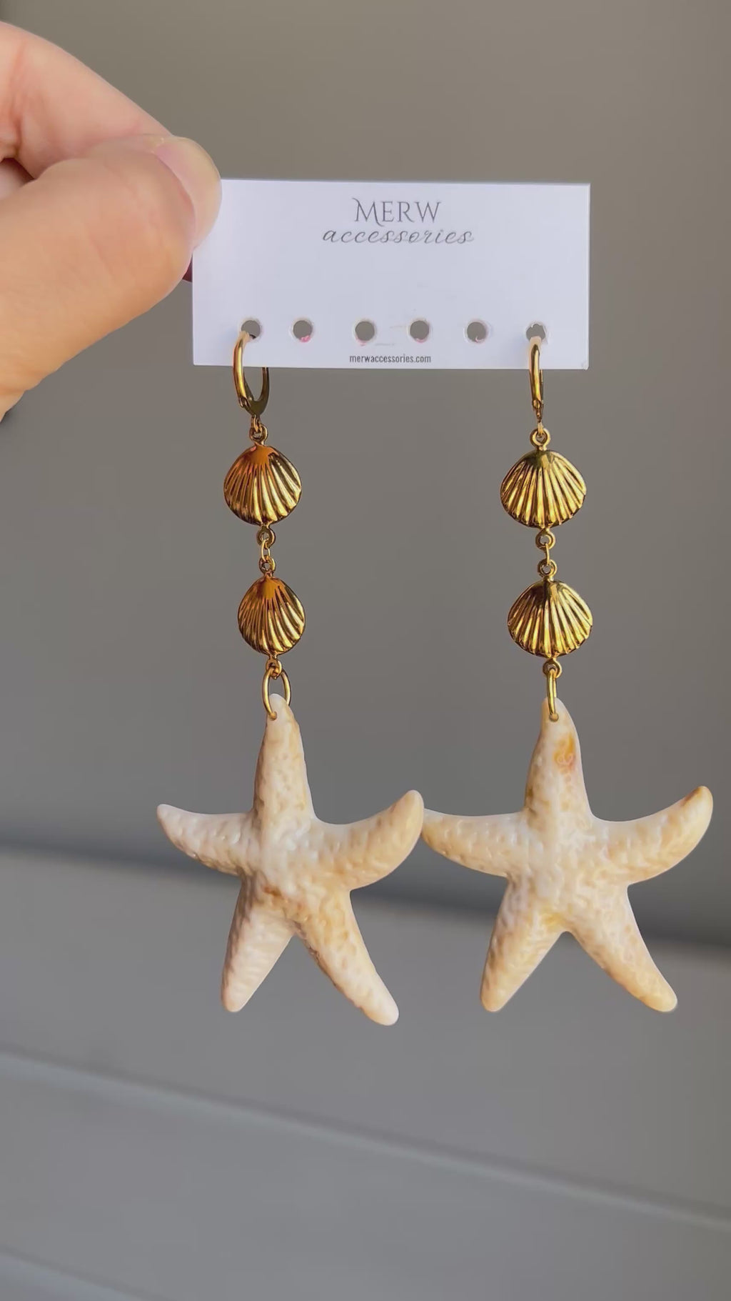 Starshell Stainless Earring