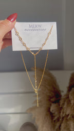 Crystal Drop Necklace