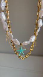 Aqua Necklaces Set