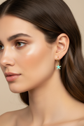 Aqua Star Earring