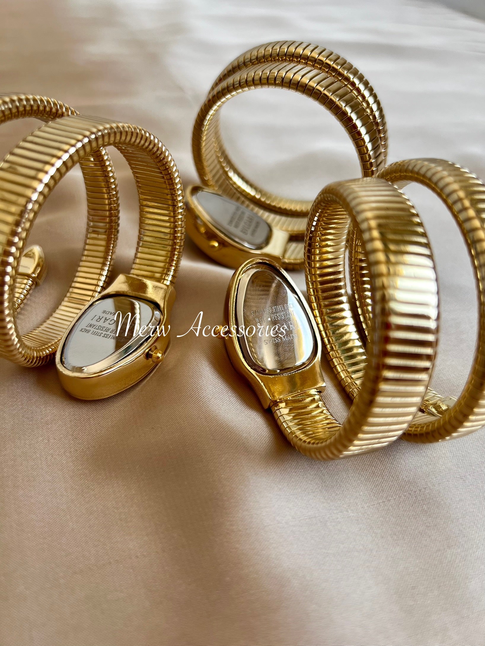 Gold Snake Watch