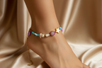 Purple Eye Anklet