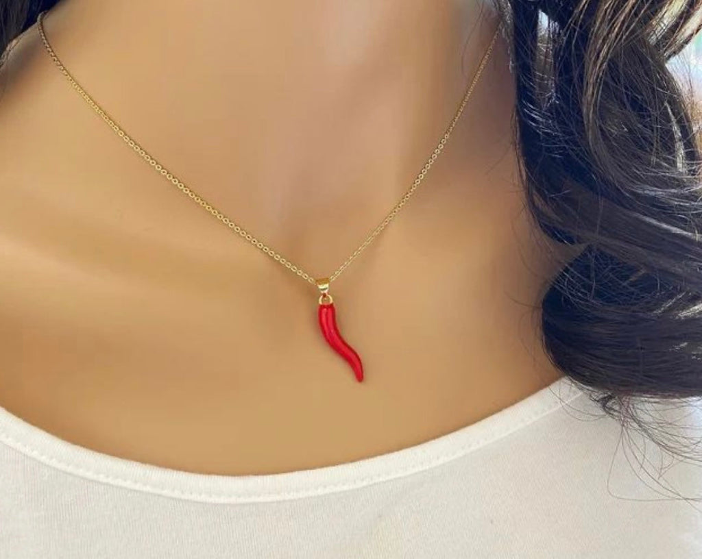 Red pepper necklace