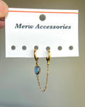 Blue Connect Earring