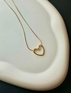 Empty Heart Necklace