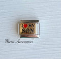 I Love My Son Charm