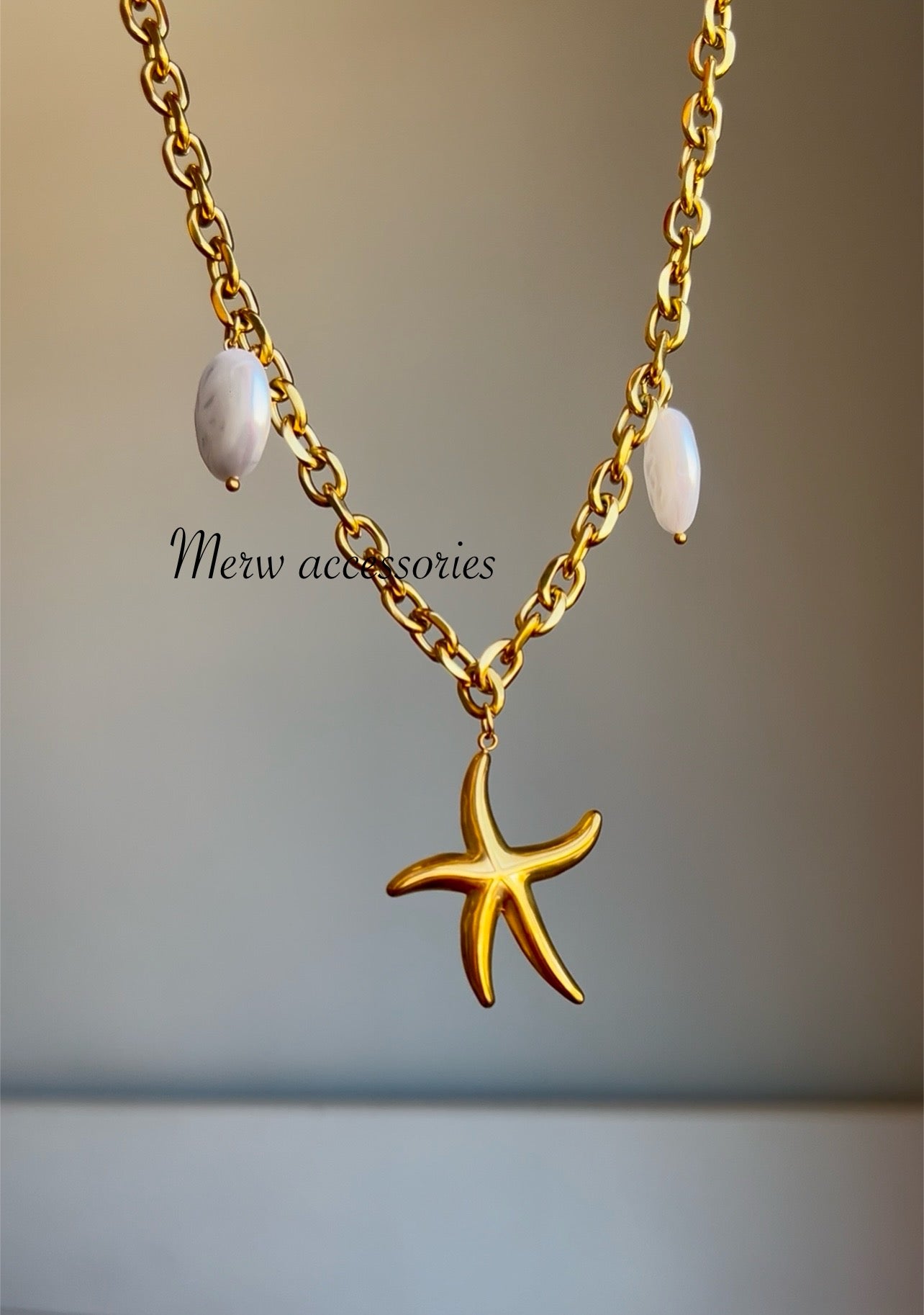 Starfish necklaces