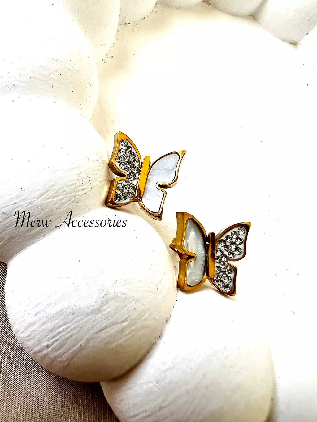 Crystal Butterfly Earring