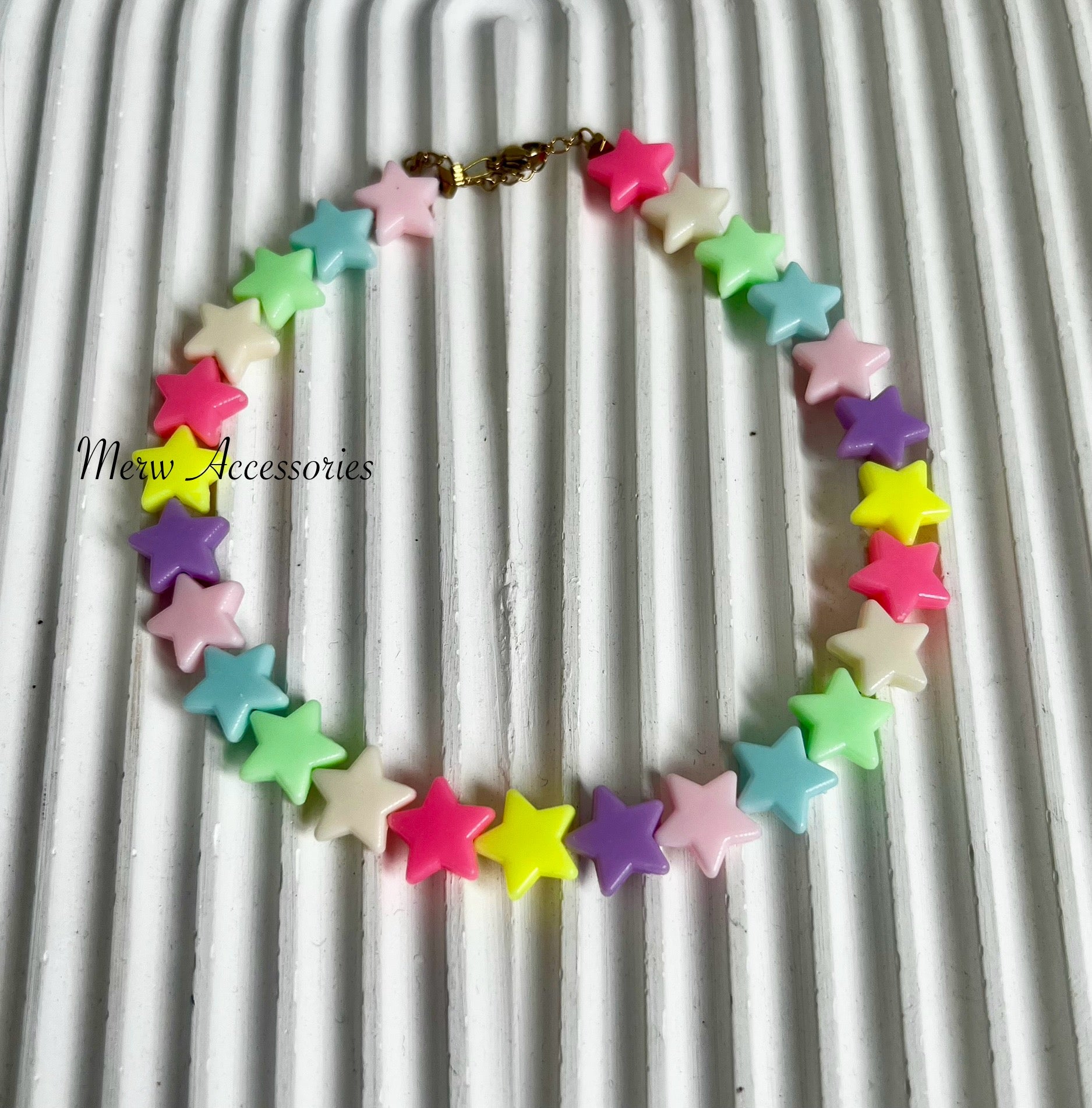 Colorful stars kids chocker